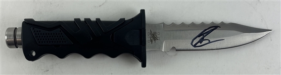 U.S. Navy Seal Robert O'Neill Signed Diver Knife & Sheath (PSA/DNA)