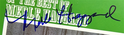 Merle Haggard Signed The Best of The Best Album (PSA/DNA)