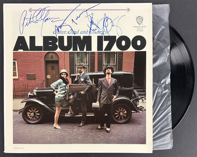 Peter, Paul and Mary Signed "1700" Album (Epperson/REAL)