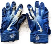 Pete Alonso 2018 Game Worn/Used & Signed Mets Batting Gloves During Rookie of the Year 53 Home Run Season! (MLB & Fanatics)