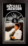 Michael Jackson Signed Thriller Album in Framed Display w/ Ltd. Ed. Black & Clear Splatter Vinyl (PSA/DNA LOA)