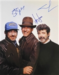 RARE! Indiana Jones 16" x 20" Photograph Signed by Steven Spielberg, Harrison Ford, and George Lucas (SWAU LOA)