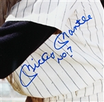 Mickey Mantle Signed 16 x 20 Color Photo with No. 7 Inscription - PSA/DNA Graded GEM MINT 10!