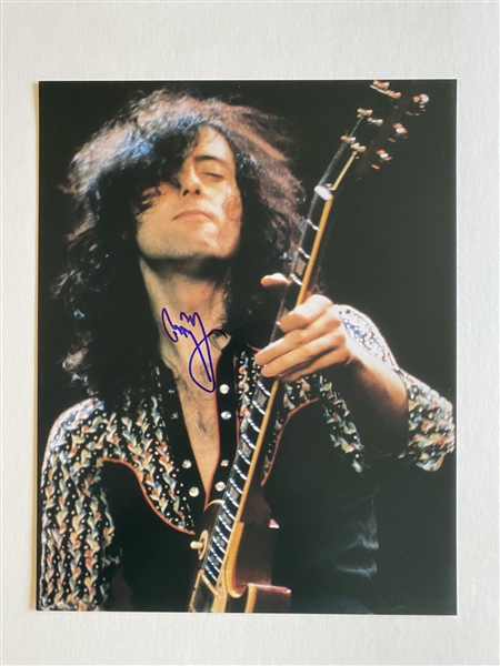 11x14 Jimmy Page Signed Photo (JSA)