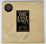 The Band – The Last Waltz Group Signed Album – The Only Known Complete Signed Edition 