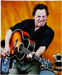 Bruce Springsteen Signed Over-Sized 20 x 24 On-Stage Stretched Canvas (PSA/DNA)