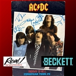 AC/DC Rare & Desirable Vintage Group Signed 1979 Highway to Hell UK World Tour Program with Bon Scott! (Beckett/BAS & Epperson/REAL LOAs)