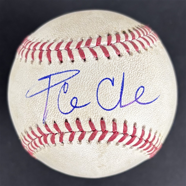Ice Cube Signed 2024 Game Used OML Baseball (PSA/DNA & MLB Authentication)