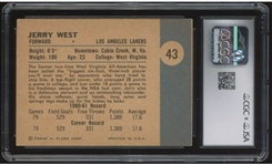 Jerry West Signed 1961-62 Fleer #41 Rookie Card Graded EX-NM 6 with GEM MINT 10 Autograph (CGC & JSA Encapsulated) 