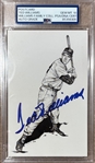 1989 The Kid Inc Thumper Ted Williams PERFECTLY Signed & Personally Owned Postcard (PSA/DNA GEM MINT 10)