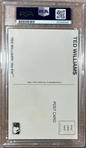 1989 The Kid Inc Thumper Ted Williams PERFECTLY Signed & Personally Owned Postcard (PSA/DNA GEM MINT 10)