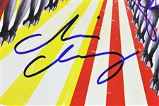 Jane's Addiction Group Signed Signed Live In NYC Album Cover- 4/Sigs Including Navarro, Cheney, Farrell, and Perkins (Beckett/BAS)