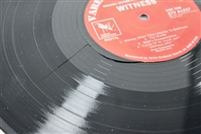 Harrison Ford Signed Witness Soundtrack Album Cover W/ Vinyl (Beckett/BAS)
