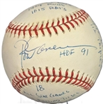 Rod Carew Signed & Inscribed OML Baseball w/ 18 Stats! (Reggie Jackson & Third Party Guaranteed)