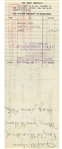  Jacob Ruppert ULTRA-RARE Signed 1921 World Series Bonus Check - The Yankees 1st World Series Appearance! (Third Party Guaranteed)