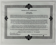 Michael Jordan Signed Ltd. Ed. Space Jam Senigraph Framed w/ Movie Film Clip (UDA/Hollywood Archives COA)(PSA/DNA LOA)