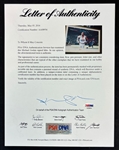 Michael Jordan Signed Ltd. Ed. Space Jam Senigraph Framed w/ Movie Film Clip (UDA/Hollywood Archives COA)(PSA/DNA LOA)