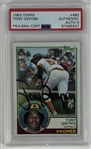 1983 Topps Tony Gwynn Signed Rookie Card w/ Mint 9 Autograph!  (PSA Encapsulated)