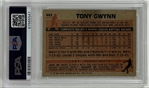 1983 Topps Tony Gwynn Signed Rookie Card w/ Mint 9 Autograph!  (PSA Encapsulated)