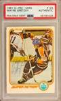 1981 O-Pee-Chee #125 Wayne Gretzky Signed Trading Card  (PSA Encapsulated)