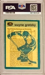 1981 O-Pee-Chee #125 Wayne Gretzky Signed Trading Card  (PSA Encapsulated)