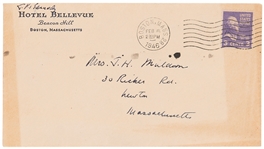 President John F. Kennedy Signed & Handwritten 1946 Envelope 2 Months Prior To Running for His First Political Position as Congressmen! (Third Party Guaranteed)
