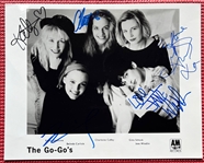 Go-Go's Group Signed Photo (Beckett/BAS)