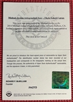 Michael Jordan Signed Iconic 6 Rings Portrait Photo (UDA Certified)