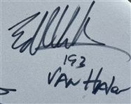Van Halen Group Signed Drumhead (4/Sigs) (Beckett/BAS) 