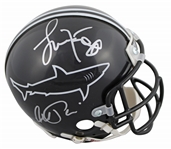 Jamie Foxx & Al Pacino Any Given Sunday Signed Sharks Mini Helmet (Beckett/BAS)