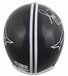 Jamie Foxx & Al Pacino Any Given Sunday Signed Sharks Mini Helmet (Beckett/BAS)