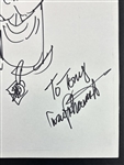 Iwao Takamoto Signed 11 x 14 Page w/ Scooby-Doo Sketch (Third Party Guaranteed)