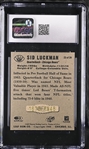 1997 Leaf Autographs 23 Sid Luckman Parallel-Graded Mint 9/Auto 10 (CGC Encapsulated) 
