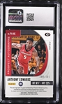2020 Panini Prizm Draft Picks Prospect Autographs PA-AE Anthony Edwards Red Parallel (CGC Encapsulated) 