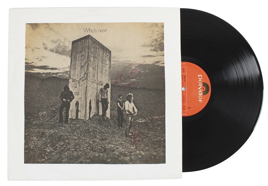 The Who: Keith Moon Authentic Signed "Whos Next" Album Cover W/ Vinyl (JSA)