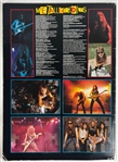 Metallica Group Signed Damage Inc 1986 Tour Program with Cliff Burton! (Beckett/BAS)