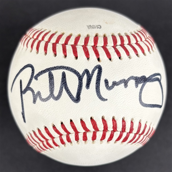Bill Murray Signed OML Baseball (Autograph Grade 9) (JSA)