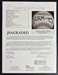 Bill Murray Signed OML Baseball (Autograph Grade 9) (JSA)