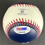 George Steinbrenner Signed NY Yankees Baseball (PSA/DNA Sticker & JSA)