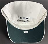 Donald Trump Signed White MAGA Cap (JSA)