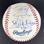 Cy Young Award Winners Multi-Signed Baseball – 12 Signatures (JSA)
