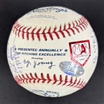 Cy Young Award Winners Multi-Signed Baseball – 12 Signatures (JSA)