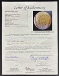 Cy Young Award Winners Multi-Signed Baseball – 12 Signatures (JSA)