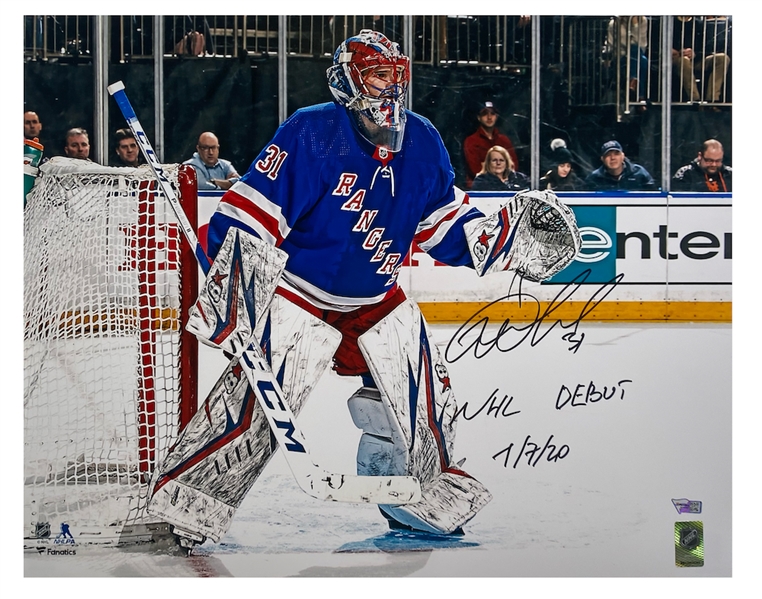 IGOR SHESTERKIN Autographed "NHL Debut 1/7/20" 16" x 20" Photograph (Fanatics)