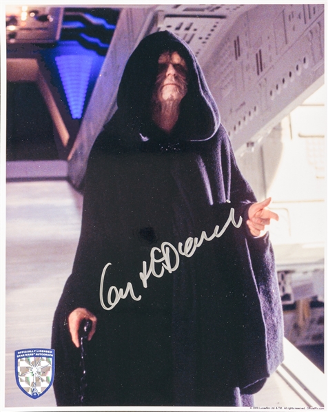 Ian Mcdiarmid Signed 8x10 Photograph (Official Pix)(Beckett/BAS)