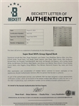 RARE Super Bowl XL: The Opus MVP Ltd. Edition Hardcover Book Signed by 35 MVPs incl. Starr, Namath, and Brady! (Beckett/BAS Full LOA)
