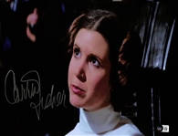 Star Wars: Carrie Fisher Signed 11" x 14" Photo (Beckett/BAS LOA) (Grad Collection)