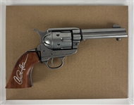 Young Guns: Charlie Sheen Signed Replica Western Pistol (Beckett/BAS)