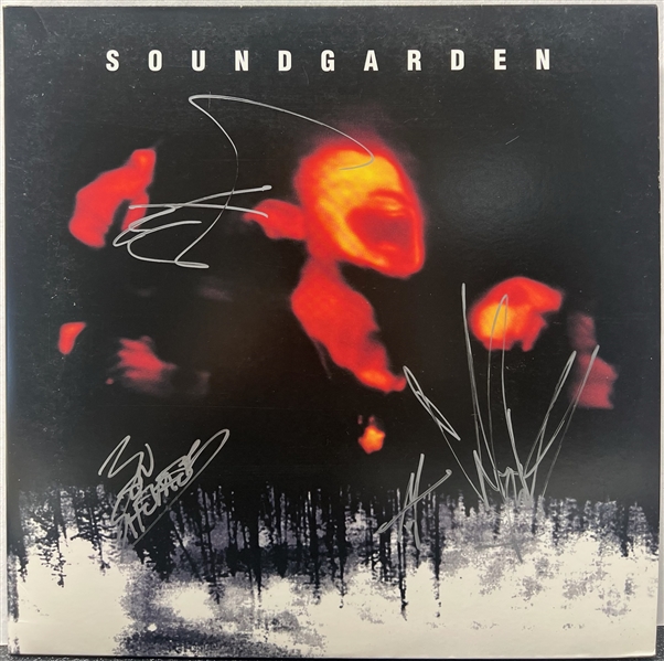 Soundgarden RARE Signed Superunkown First Pressing Record Album (Beckett/BAS LOA)