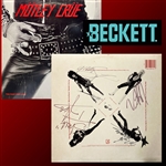 Motley Crue Group Signed "Too Fast For Love" Original Debut Record Album with Choice Signatures (4 Sigs)(Beckett/BAS LOA)